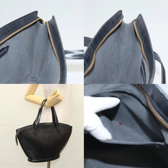 LOUIS VUITTON Epi Saint Jacques Shoulder Bag Black M50042 LV Auth BA1332 - Picture 15 of 16